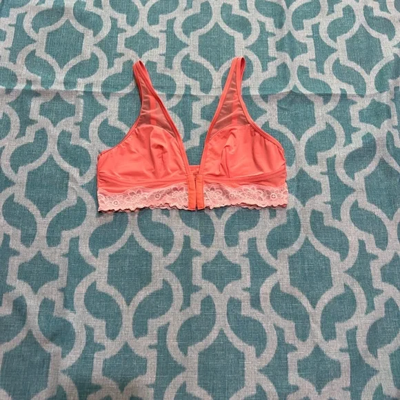 American Eagle Aerie Lace Bralette Front Closure - Picture 2 of 4